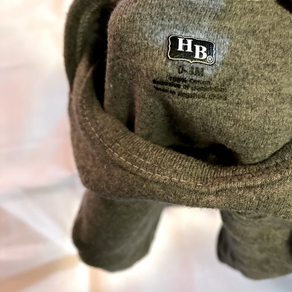 HB Gray Jumpsuit Baby Unisex One Piece Size 0-3mo - Picture 6 of 7